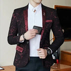 Blazer Masculino Realm Marcanzzi MZ060: elegância e versatilidade em acetato e poliéster. Cores: preto, azul, vinho. Ideal para eventos sociais e empresariais.