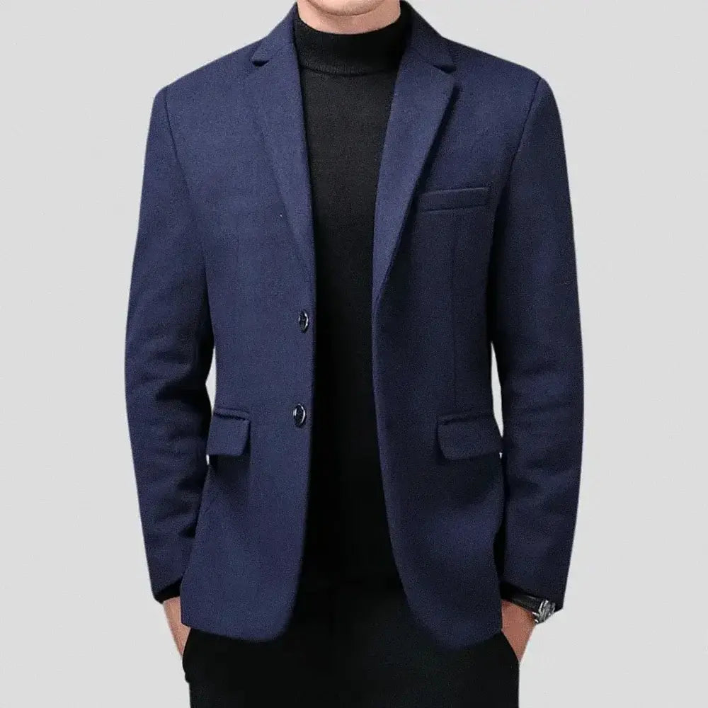 Blazer Masculino Slim Herrera Marcanzzi MZ061: ajuste impecável, visual moderno, materiais de alta qualidade, ideal para negócios e eventos sociais.