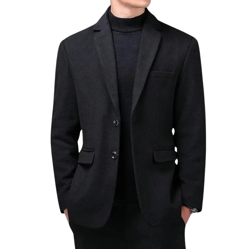 Blazer Masculino Slim Herrera Marcanzzi MZ061: ajuste impecável, visual moderno, materiais de alta qualidade, ideal para negócios e eventos sociais.