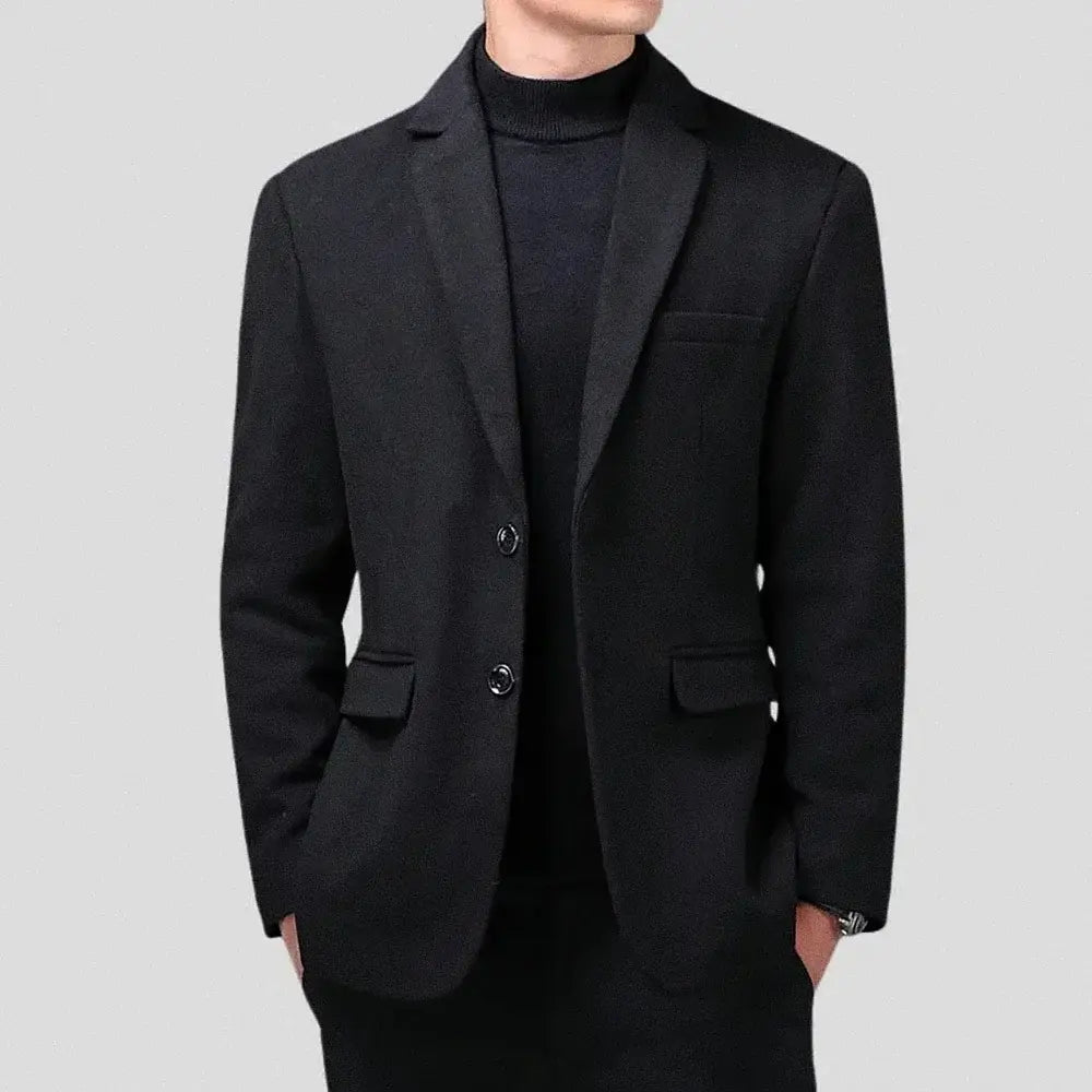 Blazer Masculino Slim Herrera Marcanzzi MZ061: ajuste impecável, visual moderno, materiais de alta qualidade, ideal para negócios e eventos sociais.