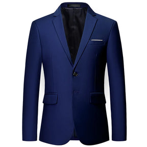 Blazer Masculino Slim Marcanzzi MZ052 em tecido nobre, modelagem ajustada e acabamento refinado, ideal para eventos formais.