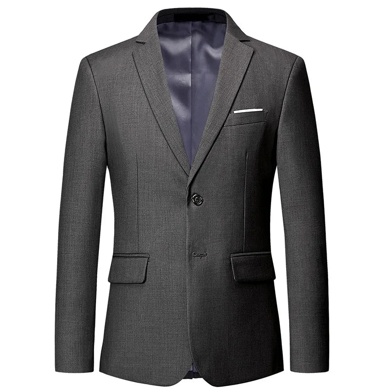 Blazer Masculino Slim Marcanzzi MZ052 em tecido nobre, modelagem ajustada e acabamento refinado, ideal para eventos formais.