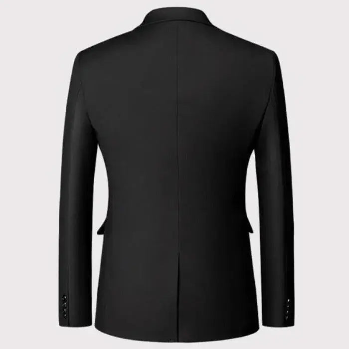 Blazer Masculino Slim Marcanzzi MZ052 em tecido nobre, modelagem ajustada e acabamento refinado, ideal para eventos formais.