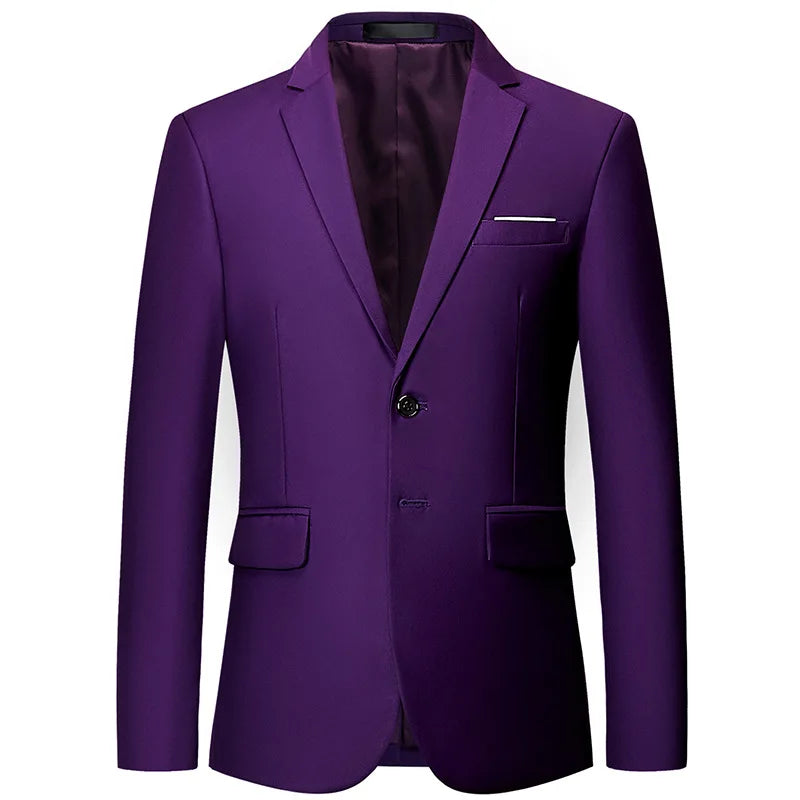 Blazer Masculino Slim Marcanzzi MZ052 em tecido nobre, modelagem ajustada e acabamento refinado, ideal para eventos formais.