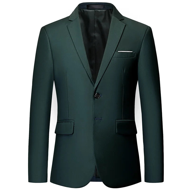 Blazer Masculino Slim Marcanzzi MZ052 em tecido nobre, modelagem ajustada e acabamento refinado, ideal para eventos formais.