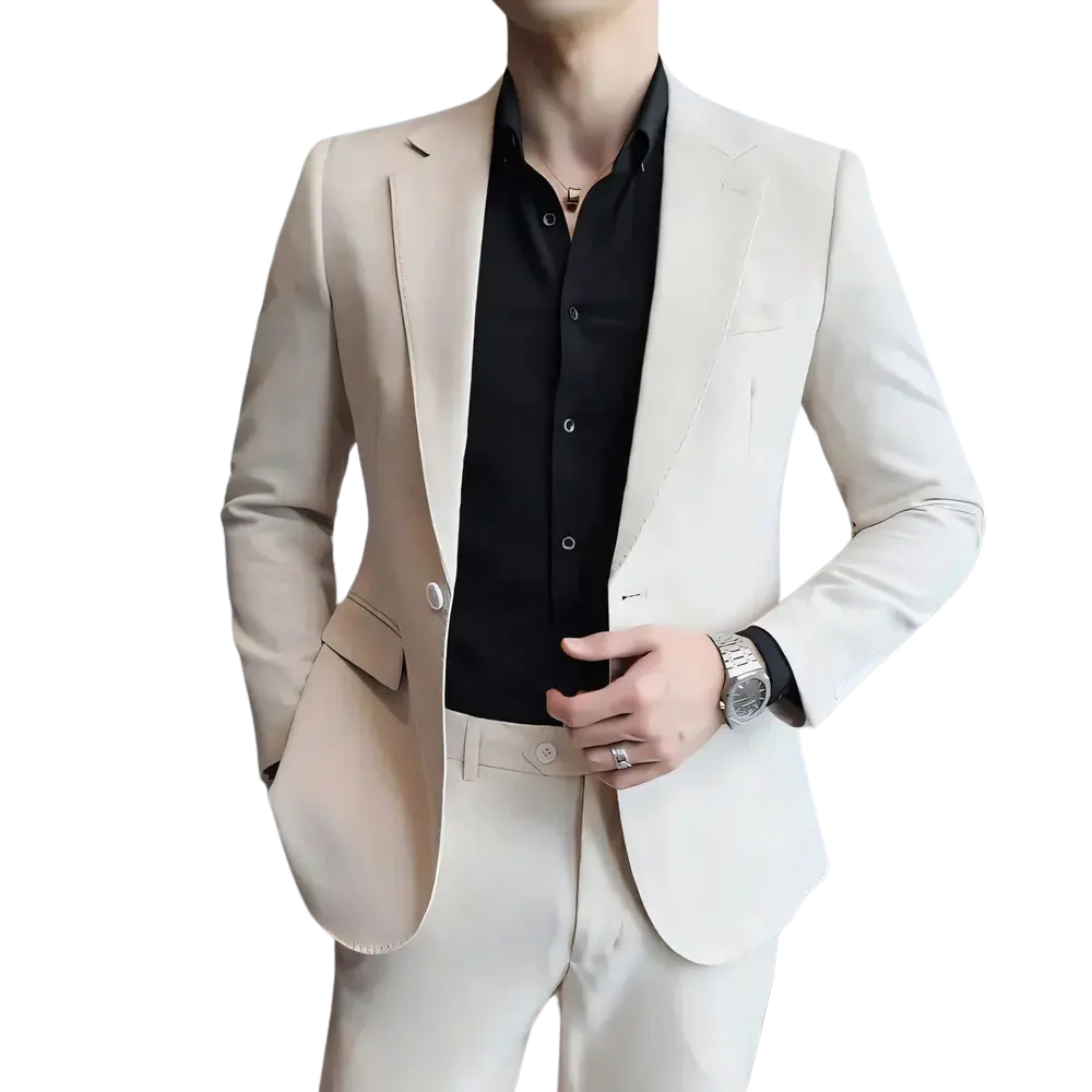 Blazer Masculino Vergast Marcanzzi MZ059 com tecido de caxemira, alfaiataria impecável e estilo marcante para eventos sofisticados.