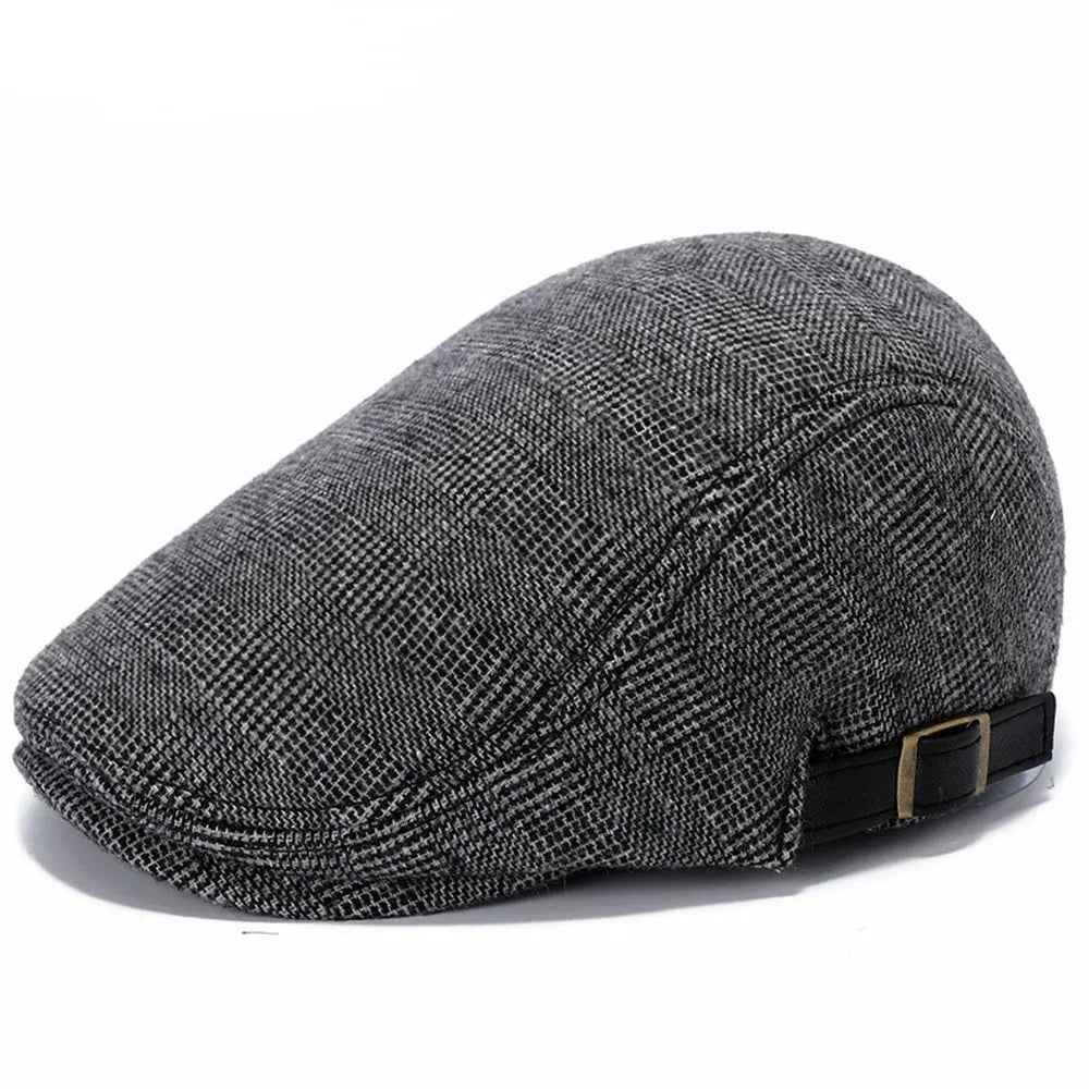 Boina Masculina Ajustável France Marcanzzi MZ267 com design francês, feita com materiais premium, ajuste interno e acabamento sofisticado.