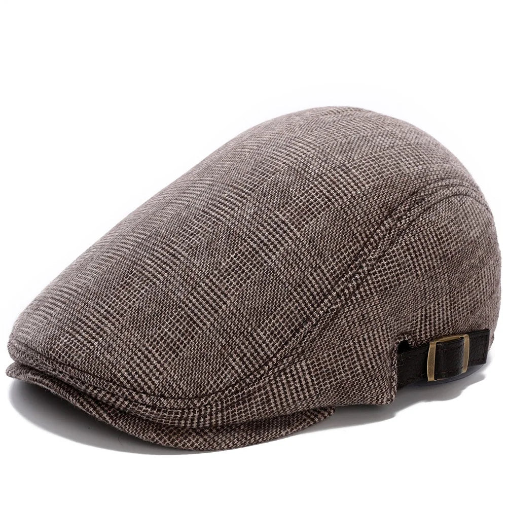Boina Masculina Ajustável France Marcanzzi MZ267 com design francês, feita com materiais premium, ajuste interno e acabamento sofisticado.