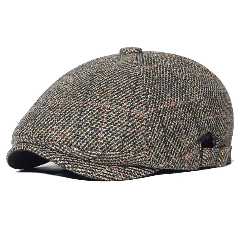 Boina Masculina Beret Vintage Marcanzzi MZ276 em poliéster premium, conforto prolongado, design clássico e estilo versátil em cores modernas.