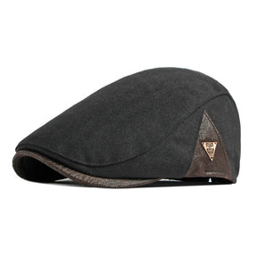 Boina Masculina Cabbie Retrô Marcanzzi MZ274 em algodão e poliéster, estilo clássico com ajuste confortável e acabamento elegante.