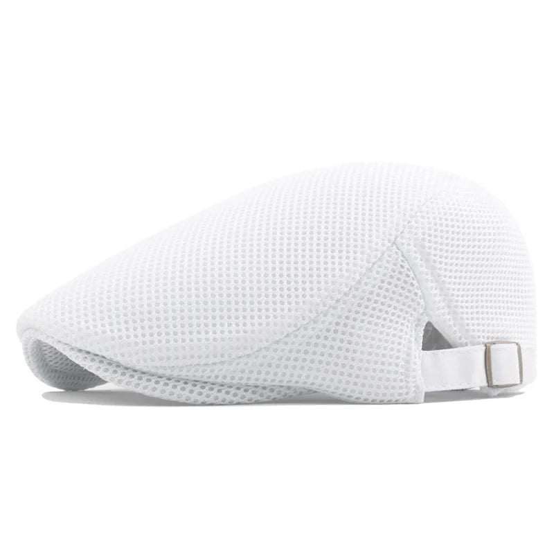 Boina Masculina Respirável Summer Marcanzzi MZ269 em poliéster leve, ajuste ergonômico e frescor diário em cores elegantes para looks modernos.