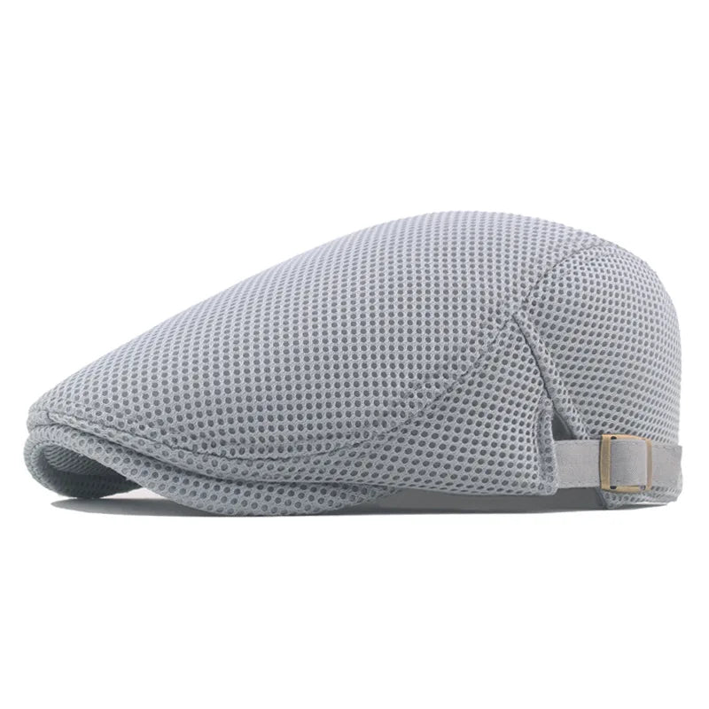 Boina Masculina Respirável Summer Marcanzzi MZ269 em poliéster leve, ajuste ergonômico e frescor diário em cores elegantes para looks modernos.