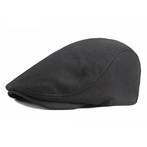 Boina Masculina Retrô Marcanzzi MZ263 em algodão premium, visual italiano refinado, perfeita para looks casuais e elegantes.