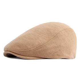 Boina Masculina Retrô Marcanzzi MZ263 em algodão premium, visual italiano refinado, perfeita para looks casuais e elegantes.