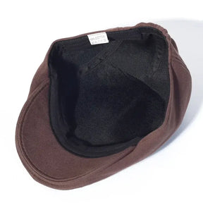 Boina Masculina Retrô Marcanzzi MZ263 em algodão premium, visual italiano refinado, perfeita para looks casuais e elegantes.