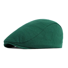 Boina Masculina Retrô Marcanzzi MZ263 em algodão premium, visual italiano refinado, perfeita para looks casuais e elegantes.