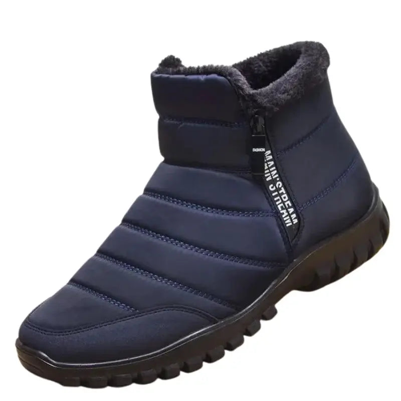 Bota Masculina de Inverno Marcanzzi MZ291: estilo, conforto e segurança com solado antiderrapante e zíper prático. Ideal para ocasiões casuais e formais.
