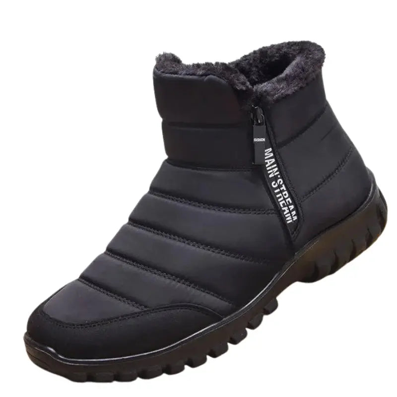 Bota Masculina de Inverno Marcanzzi MZ291: estilo, conforto e segurança com solado antiderrapante e zíper prático. Ideal para ocasiões casuais e formais.