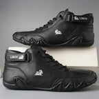 Bota Masculina Ldeck Marcanzzi MZ289 em couro legítimo premium, sola antiderrapante, interior acolchoado e ajuste com cadarço para estilo, conforto e resistência.