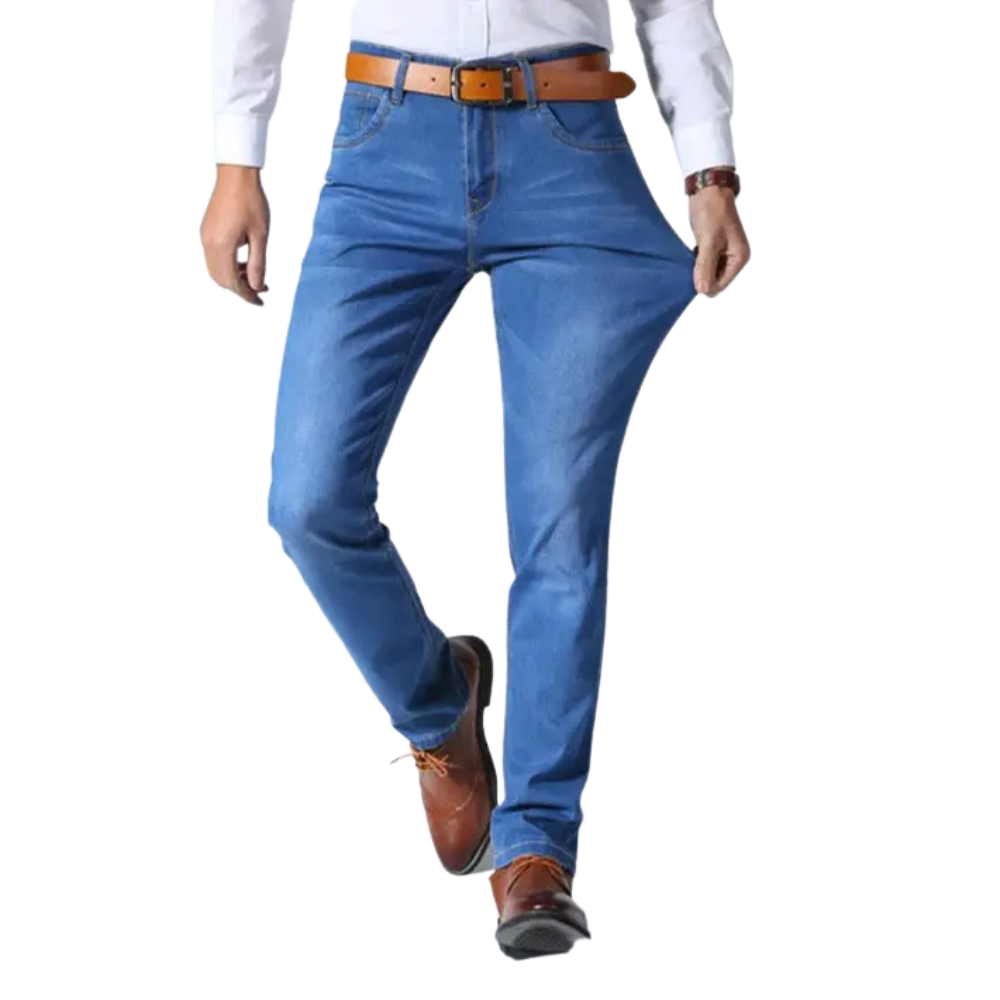 Calça Jeans Masculina Marcanzzi Wear MZ262 em material premium com costuras reforçadas, interior macio e acabamento impecável para luxo e conforto.