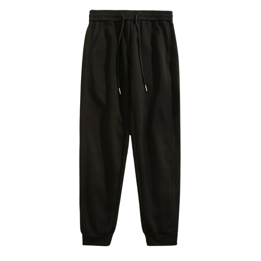 Calça Moletom Jogger Masculina Marcanzzi MZ311 feita em algodão premium, com elástico na cintura e tornozelos para caimento confortável e moderno.