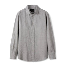 Camisa de Linho Lisa Masculina Marcanzzi MZ790 confeccionada em linho de alta qualidade, leve, confortável e elegante para uso casual ou formal.