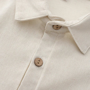 Camisa de Linho Masculina Marcanzzi Medelín MZ794 feita em linho de alta qualidade, respirável e leve, com caimento refinado e estilo sofisticado.