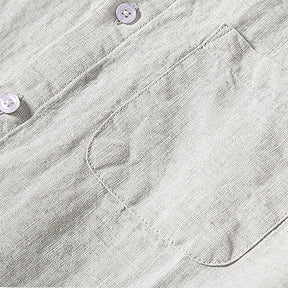 Camisa de Linho Masculina Marcanzzi Premium MZ795 confeccionada em linho nobre, respirável e sofisticada, com caimento clássico e elegante para eventos.
