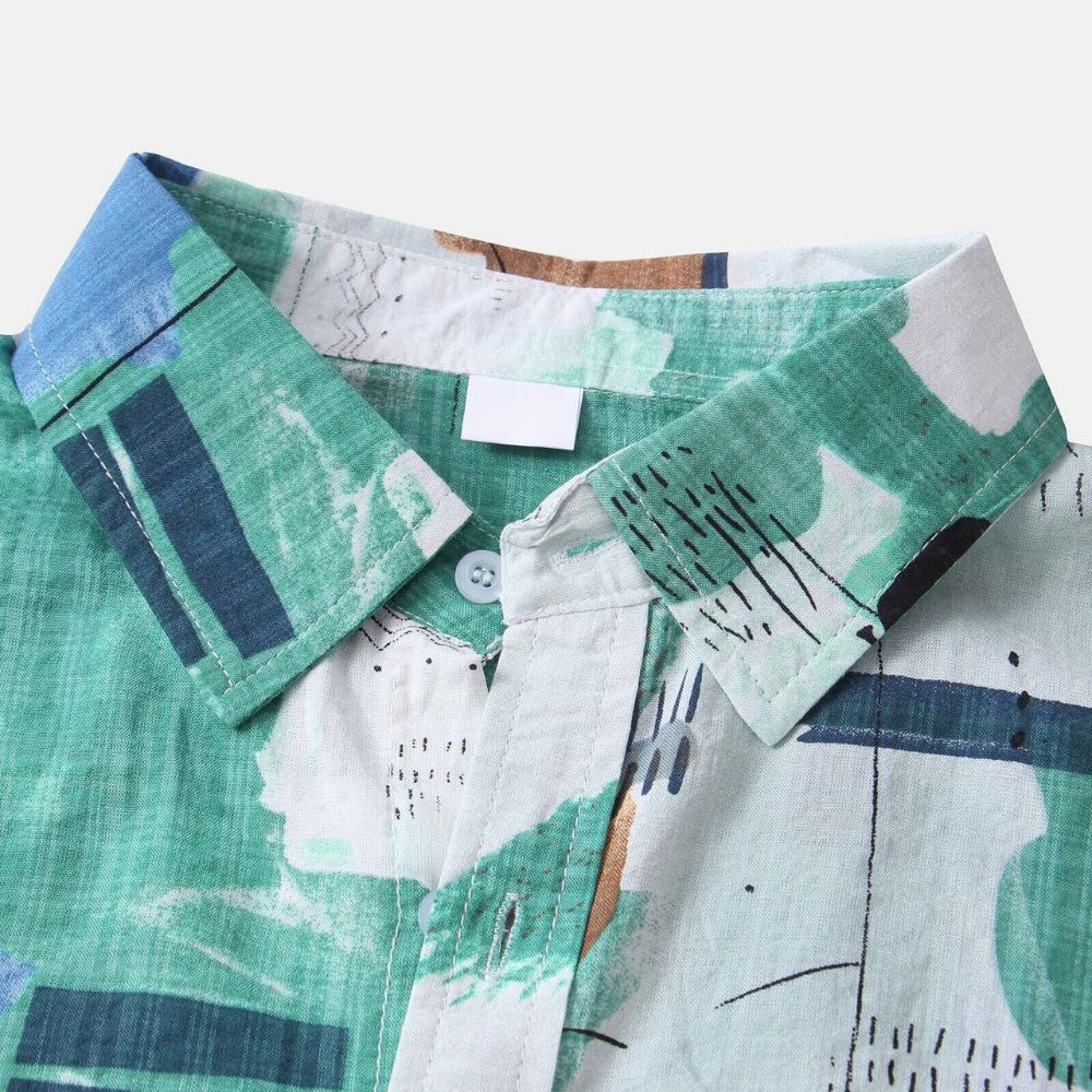 Camisa Manga Curta Marcanzzi Mirage MZ583 com estampa exclusiva, tecido leve e design moderno para estilo autêntico e frescor no dia a dia.