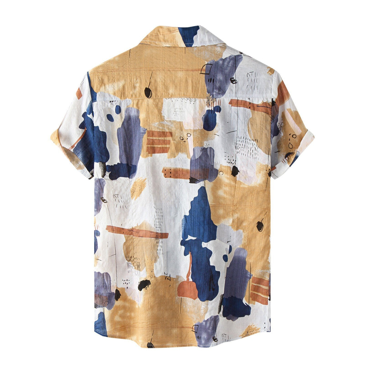 Camisa Manga Curta Marcanzzi Mirage MZ583 com estampa exclusiva, tecido leve e design moderno para estilo autêntico e frescor no dia a dia.