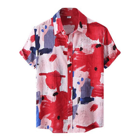 Camisa Manga Curta Marcanzzi Mirage MZ583 com estampa exclusiva, tecido leve e design moderno para estilo autêntico e frescor no dia a dia.