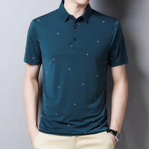Camisa Polo Masculina Marcanzzi Milano MZ078 em algodão e poliéster premium, com toque suave e design clássico para estilo casual ou elegante.