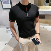 Camisa Polo Masculina Marcanzzi Puzzle MZ076 em tecido premium, com design exclusivo, costuras reforçadas e acabamento elegante.