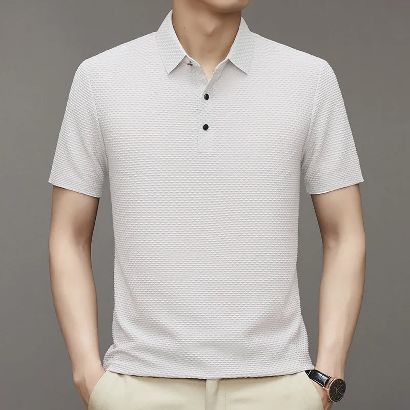 Camisa Polo Masculina Premium Marcanzzi MZ015: conforto e versatilidade em tecido suave e respirável, ideal para looks casuais e elegantes.