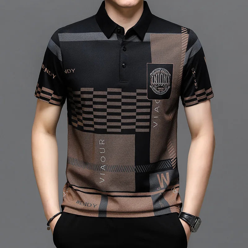 Camisa Polo Masculina Saviour Marcanzzi MZ018: estilo e praticidade com design autêntico, conforto e sofisticação para o dia a dia.