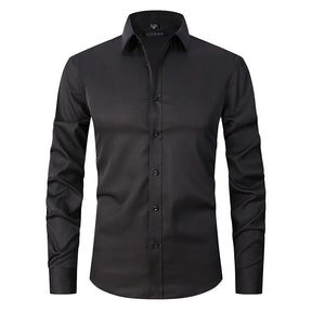 Camisa Social de Algodão Masculina Marcanzzi MZ083 feita em tecido respirável com caimento elegante, conforto superior e estilo versátil para todas as ocasiões.