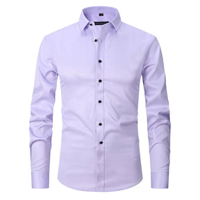 Camisa Social de Algodão Masculina Marcanzzi MZ083 feita em tecido respirável com caimento elegante, conforto superior e estilo versátil para todas as ocasiões.