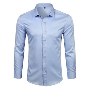 Camisa Social Masculina Marcanzzi MZ011: sofisticação, conforto, anti-odor, ideal para trabalho e eventos. Versátil, mantém forma impecável o dia todo.