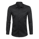 Camisa Social Masculina Marcanzzi MZ011: sofisticação, conforto, anti-odor, ideal para trabalho e eventos. Versátil, mantém forma impecável o dia todo.