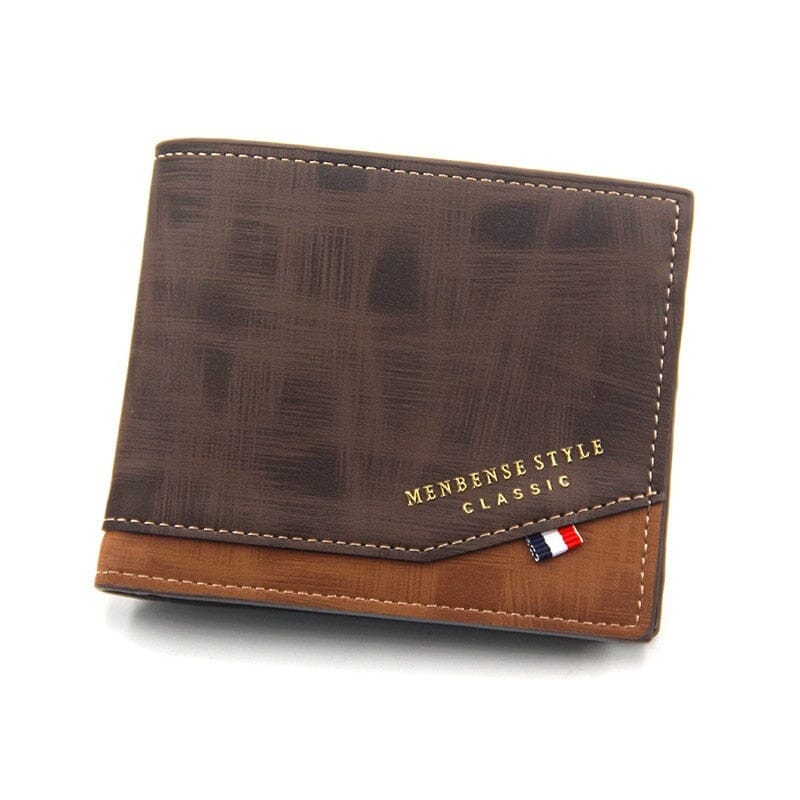 Carteira Masculina de Couro Malcom Marcanzzi MZ483 em couro PU com design elegante e funcional para praticidade e estilo no dia a dia.