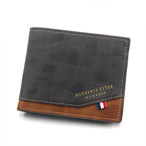Carteira Masculina de Couro Malcom Marcanzzi MZ483 em couro PU com design elegante e funcional para praticidade e estilo no dia a dia.