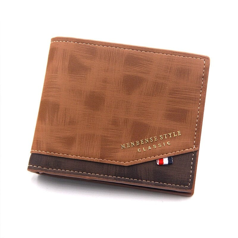 Carteira Masculina de Couro Malcom Marcanzzi MZ483 em couro PU com design elegante e funcional para praticidade e estilo no dia a dia.