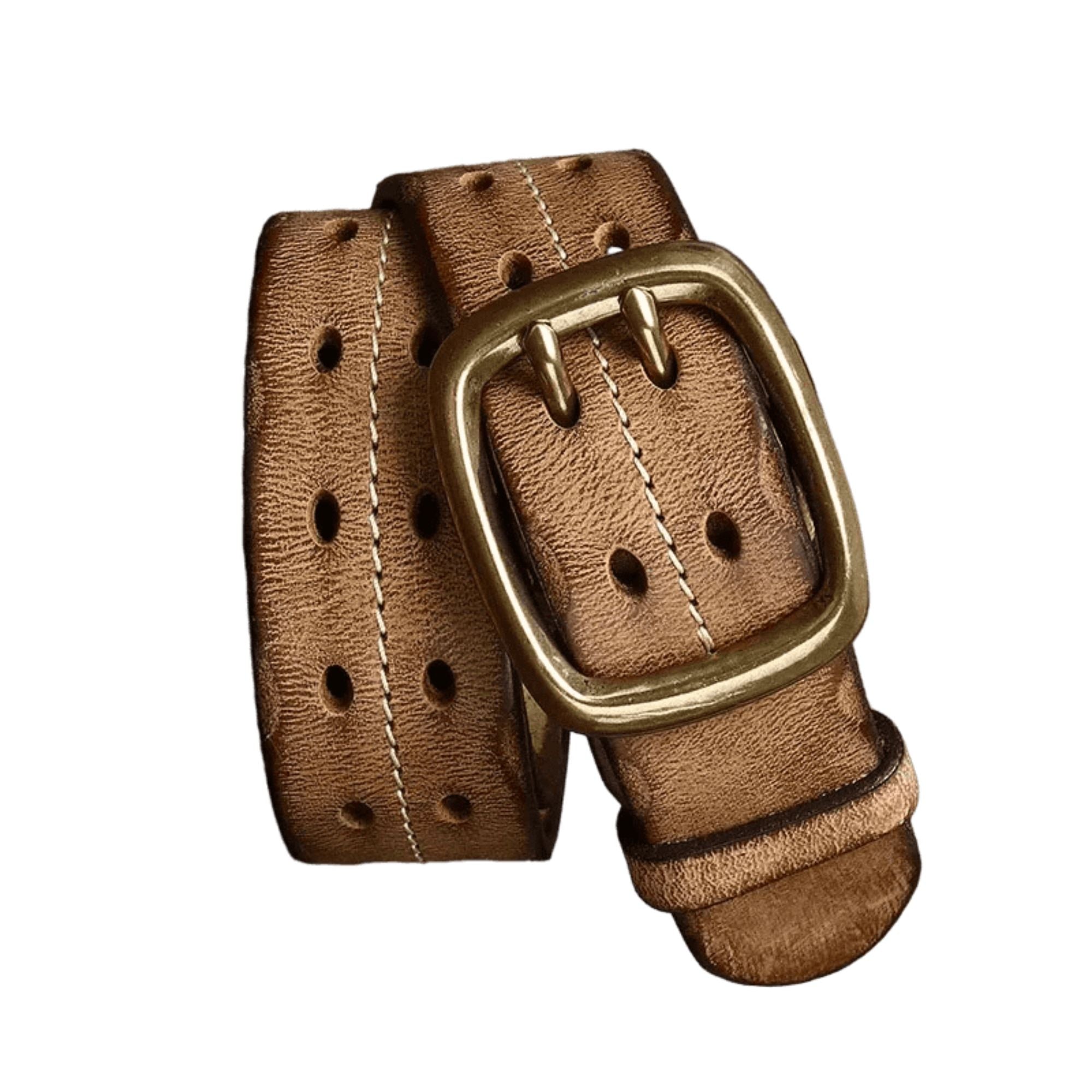 Cinto Masculino de Couro Artesanal Marcanzzi MZ458: elegância e durabilidade. Feito à mão, ideal para looks formais e casuais. Qualidade e estilo garantidos.