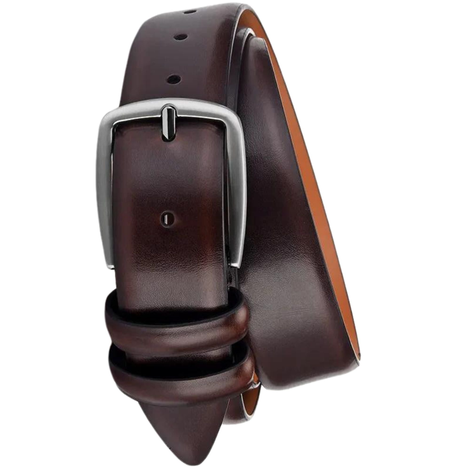 Cinto Masculino de Couro Marcanzzi Classy MZ460 em couro legítimo com design clássico e acabamento refinado para elegância e versatilidade.