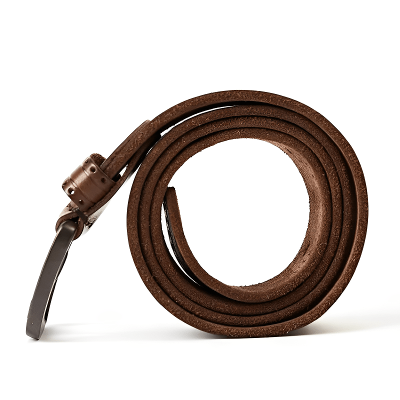 Cinto Masculino de Couro Marcanzzi Vintage Royal MZ468 em couro legítimo com acabamento refinado e fivela metálica para estilo e resistência.