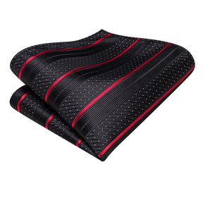 Conjunto Gravata Romenzi Vanguard RZ457 com lenço e abotoaduras, ideal para eventos sofisticados e composições masculinas refinadas.