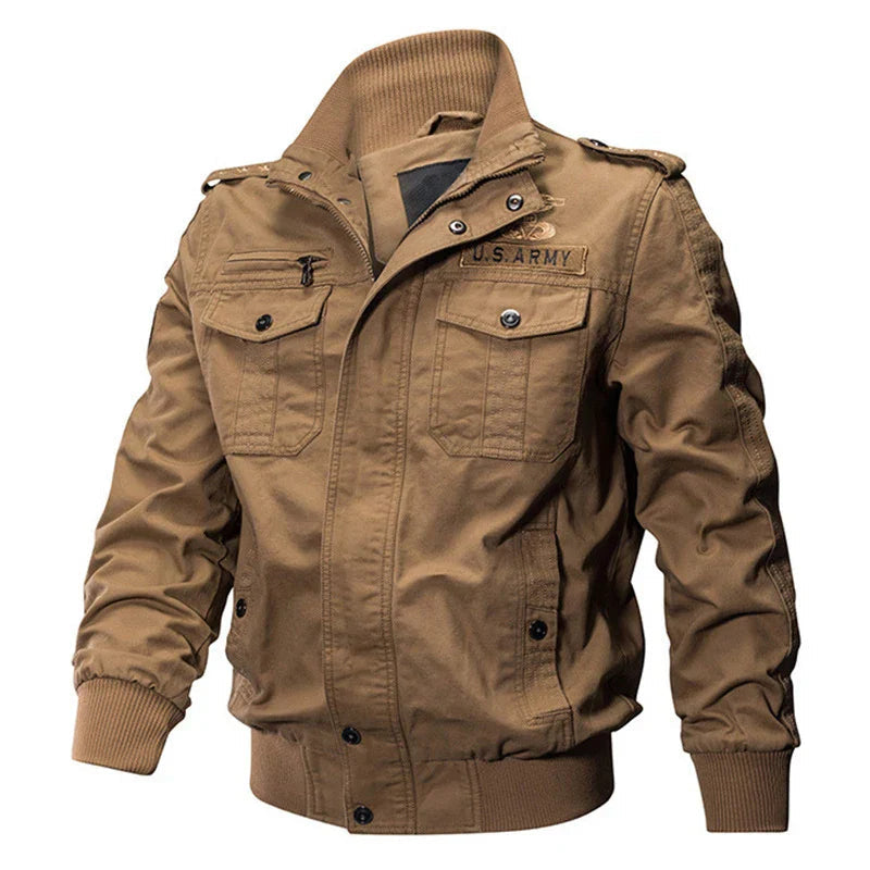 Jaqueta Aviador Masculina Marcanzzi MZ039: estilo, conforto e durabilidade. Design moderno, bolsos com lapela e zíper. Ideal para looks casuais e formais.