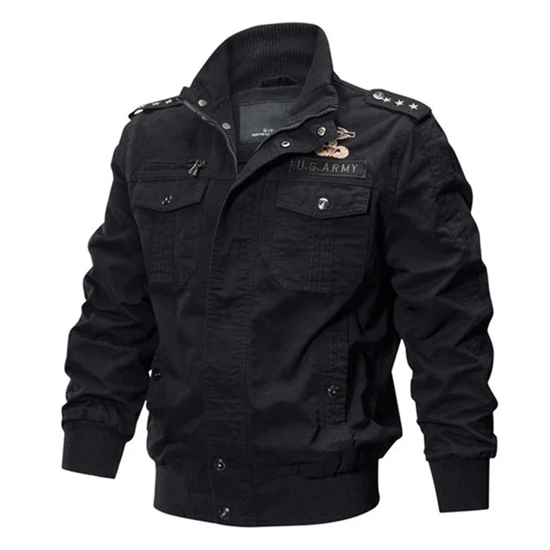 Jaqueta Aviador Masculina Marcanzzi MZ039: estilo, conforto e durabilidade. Design moderno, bolsos com lapela e zíper. Ideal para looks casuais e formais.
