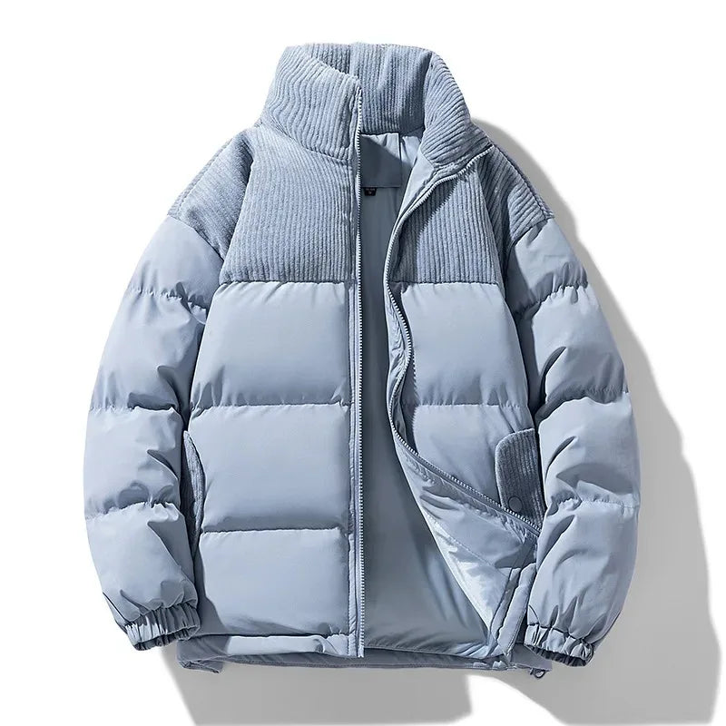 Jaqueta Bobojaco Masculina Forrada em Lã Marcanzzi MZ033: proteção térmica, conforto e elegância. Design moderno, tecido resistente e acabamento refinado.