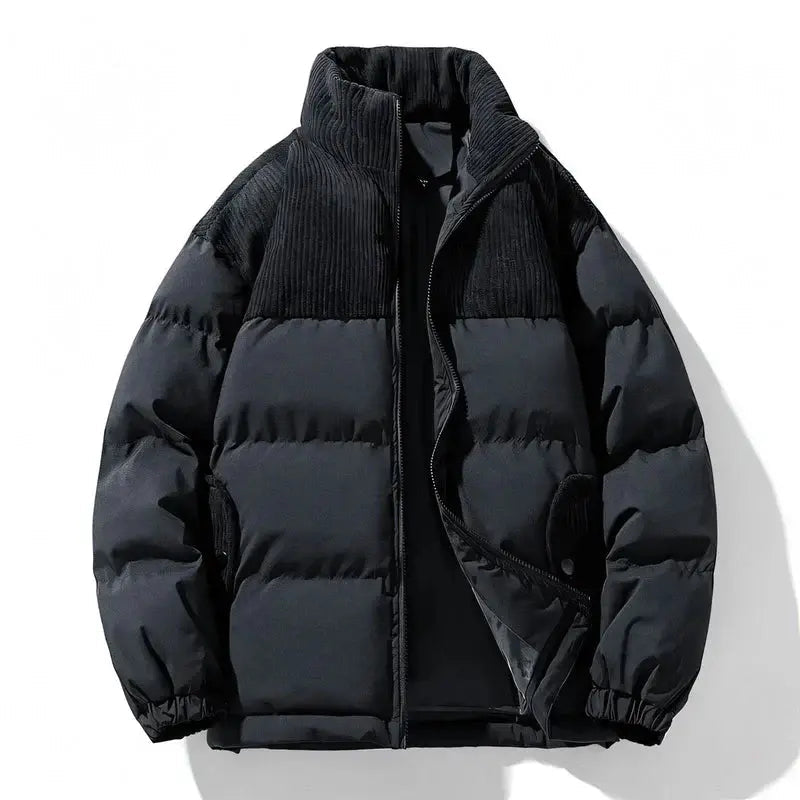 Jaqueta Bobojaco Masculina Forrada em Lã Marcanzzi MZ033: proteção térmica, conforto e elegância. Design moderno, tecido resistente e acabamento refinado.